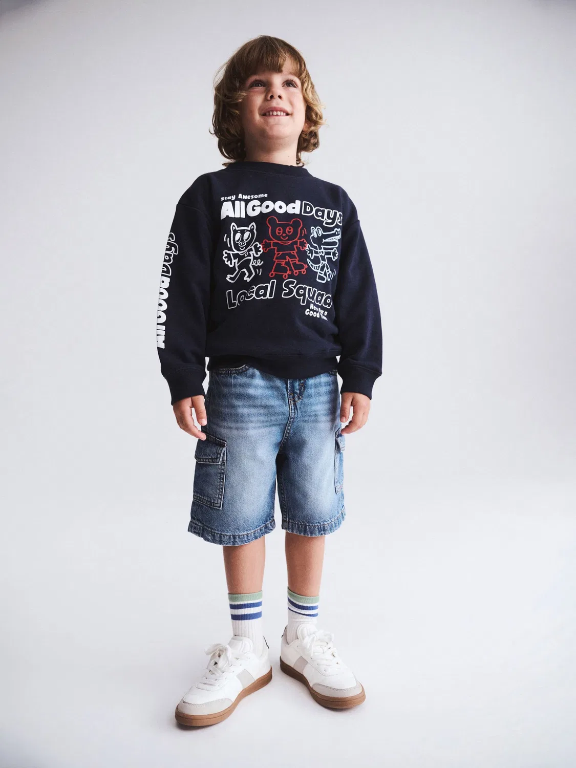 Шорты джинсовые Super Baggy Cotton On, синие