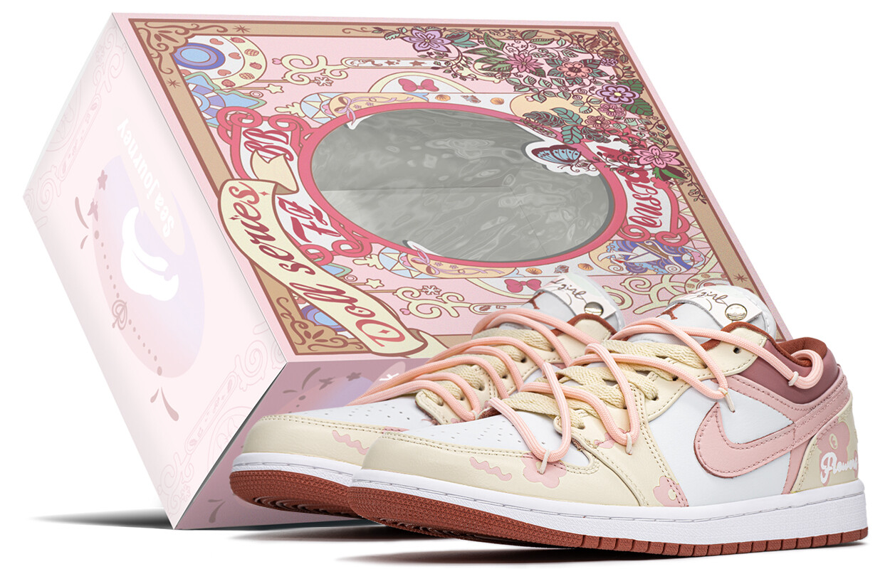 

Jordan Air Jordan 1 Vintage Баскетбольные кроссовки унисекс, Rice White Powder