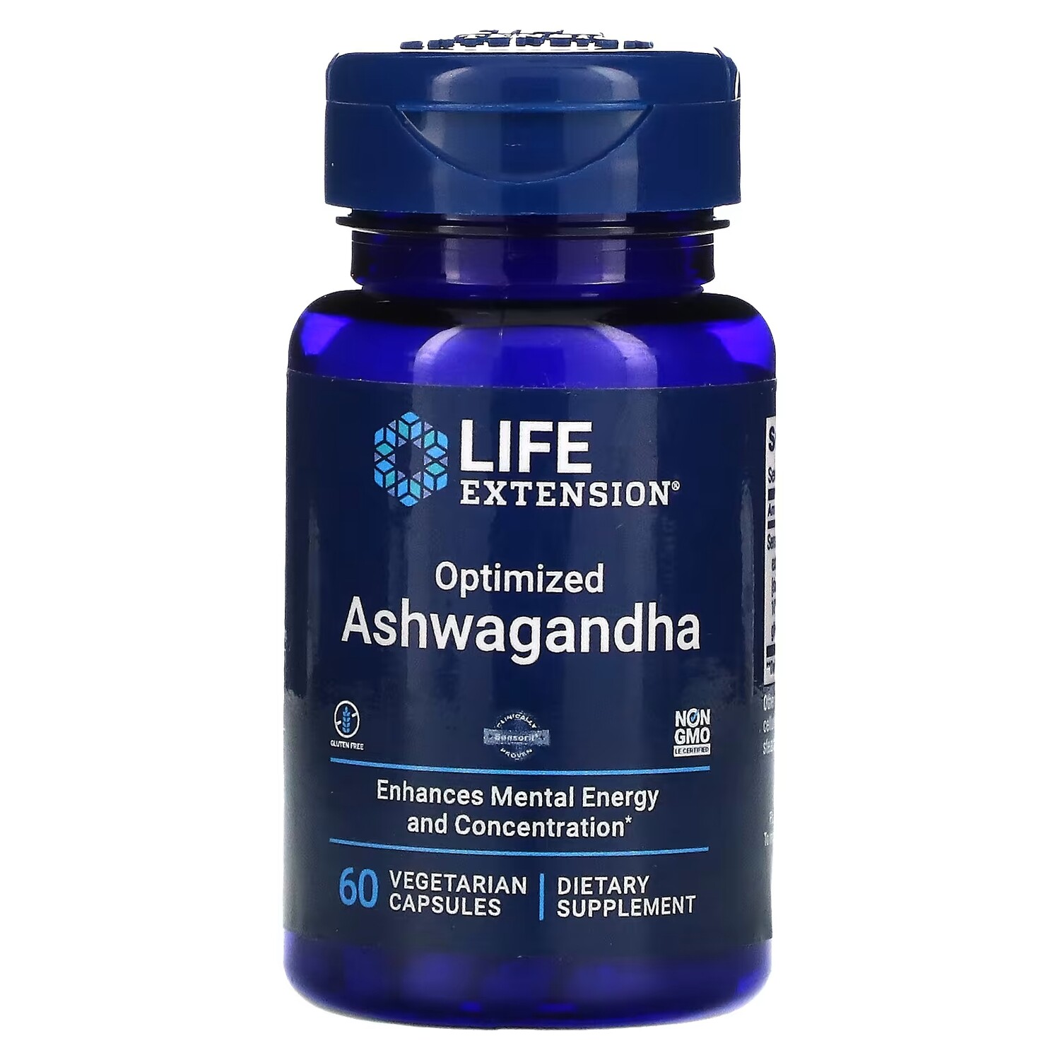 

Оптимизированный Экстракт Ашваганды Life Extension, 60 вегетарианских капсул