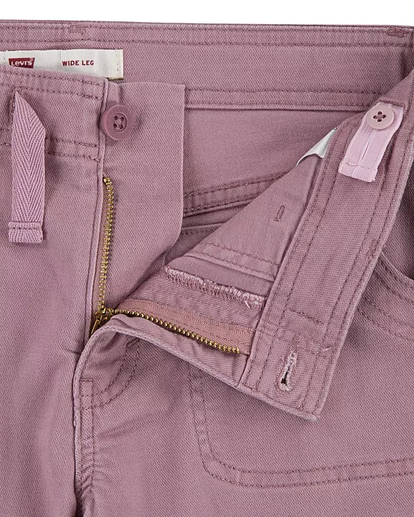 Детские брюки для девочек с широкими штанинами Cargo Pants Levi's, Lilas Levis — фото 3