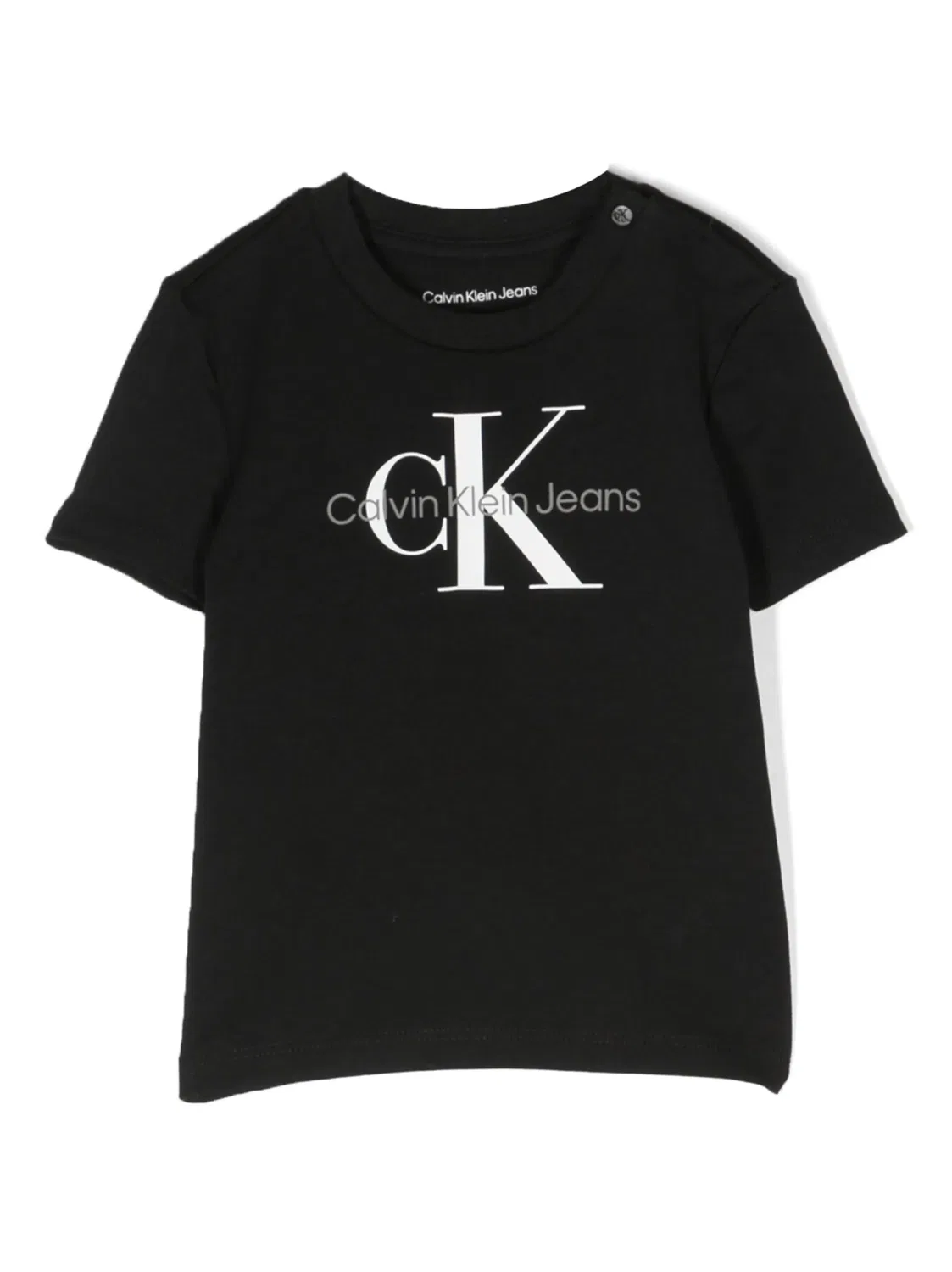 Футболка с коротким рукавом и логотипом Calvin Klein, черный