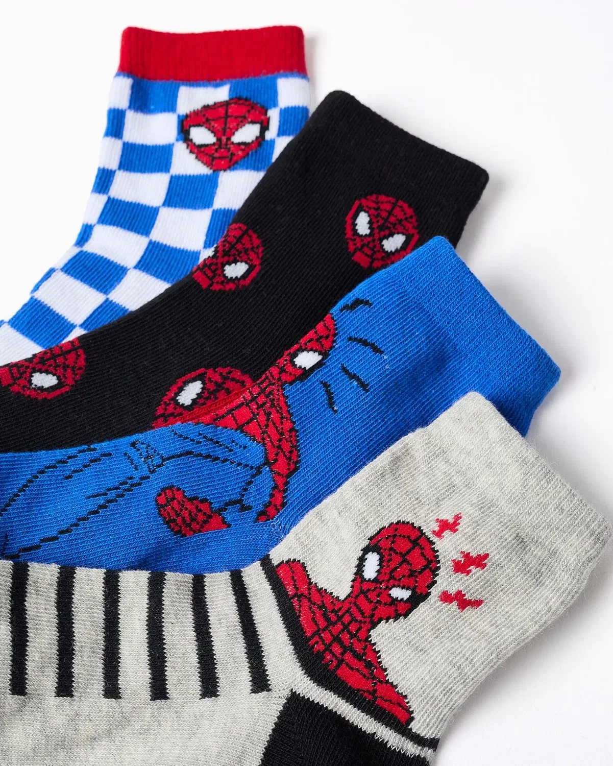 Детские носки для мальчиков с принтом Spider-Man Zippy, Multicolor — фото 2