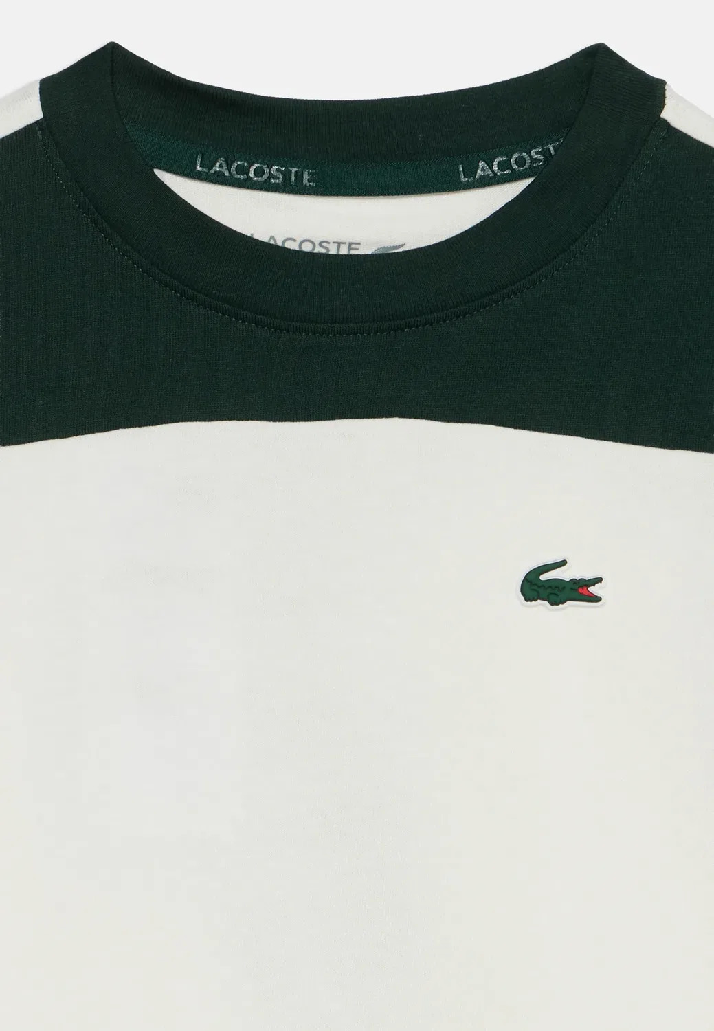 Футболка с принтом для ношения вне корта Lacoste, Farine — фото 4