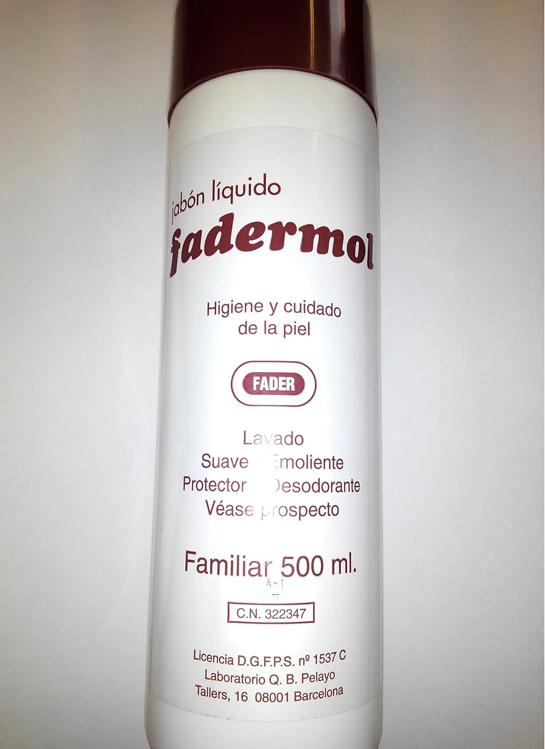 Пенка и гель для душа Молочный Fadermol, 550 мл