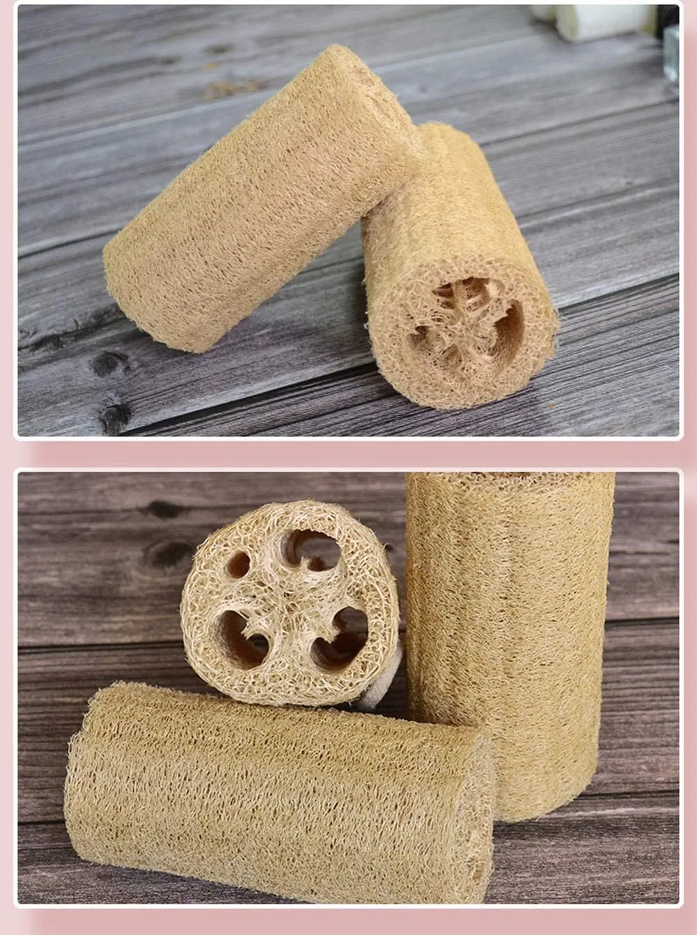 Люфа, 2 шт, Egurs, 10 см — фото 3