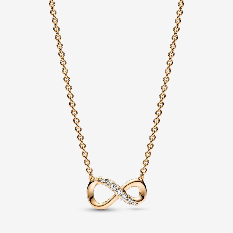 

Колье Pandora Sparkling Infinity, 19,7 дюйма, позолоченный