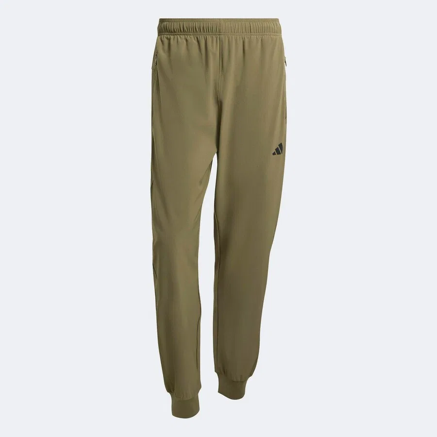 Спортивные шорты ADIDAS PERFORMANCE зауженного кроя, зеленые — фото 2