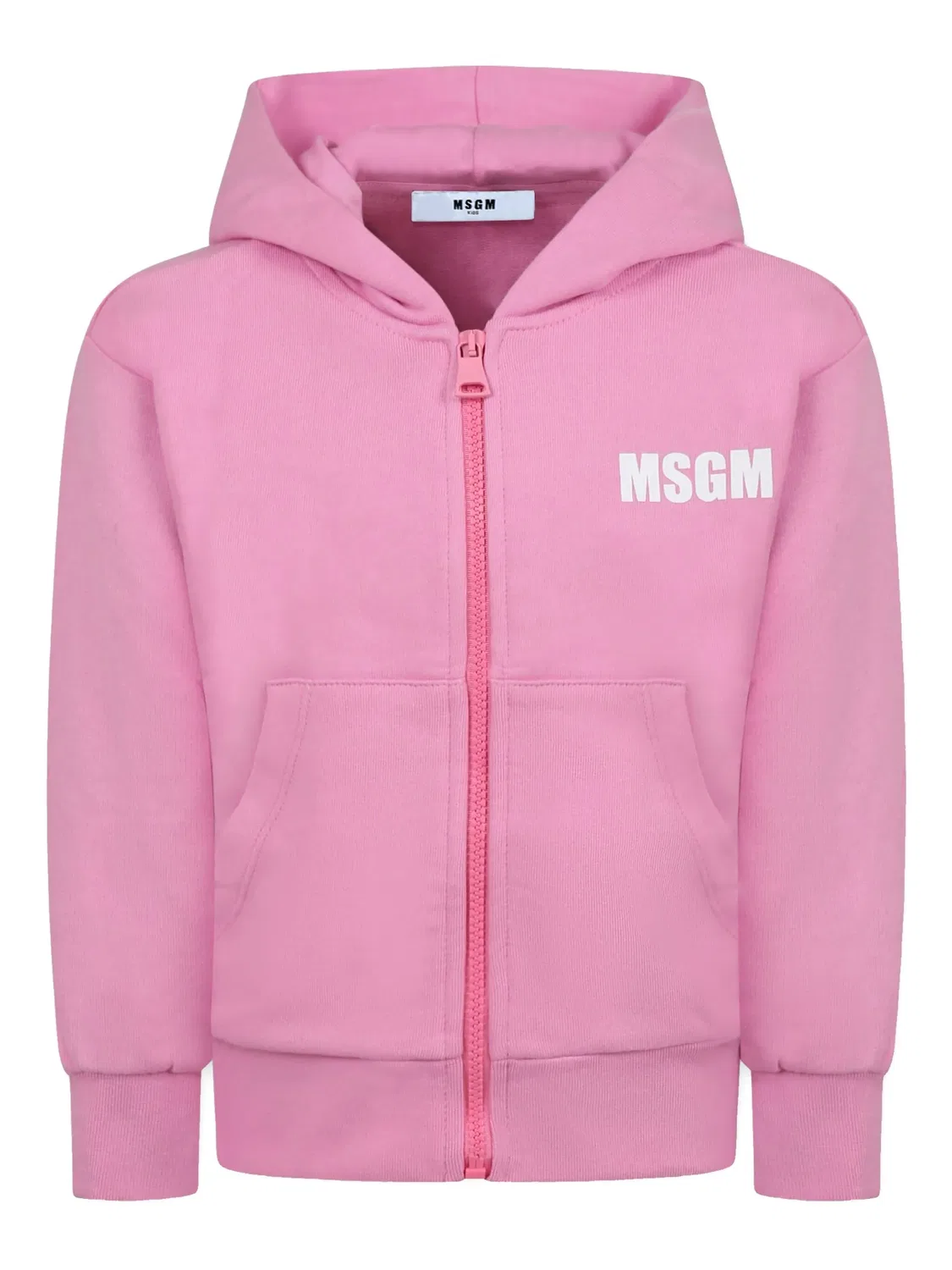Свитшот с капюшоном MSGM, розовый