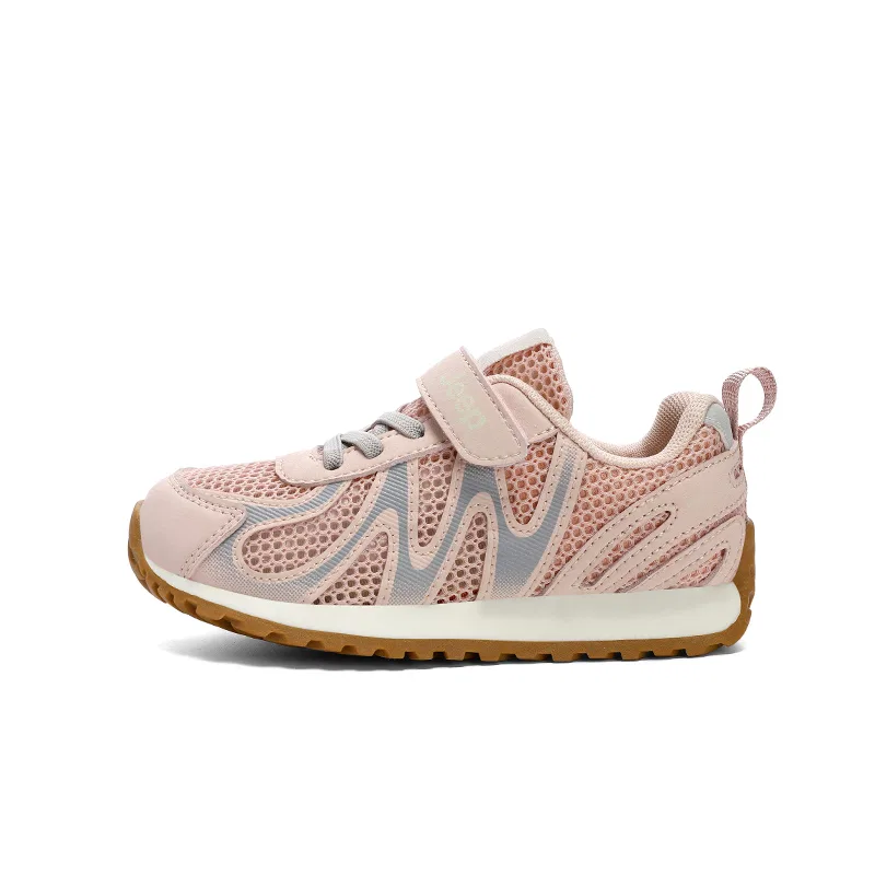 Детские кроссовки для мальчиков с защитой от ударов Jeep, Pink-Unlined Mesh