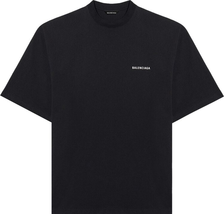 

Футболка Balenciaga Défilé T-Shirt 'Black', черный