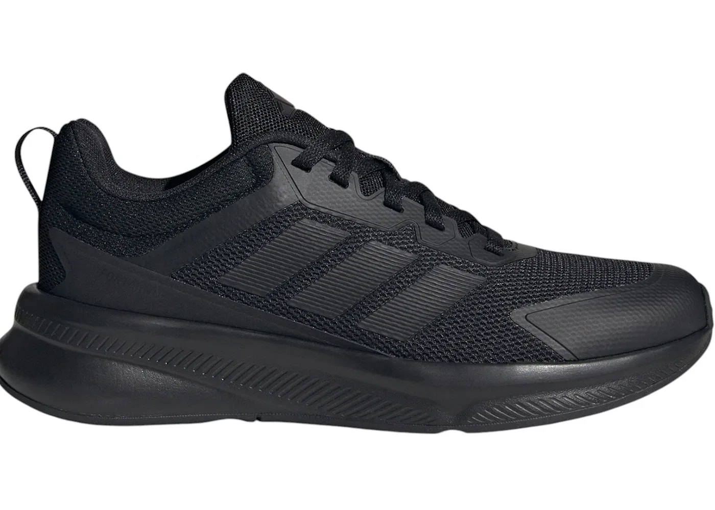 Детские кроссовки с закрытой пяткой Adidas Fortarun 4.0, Core Black