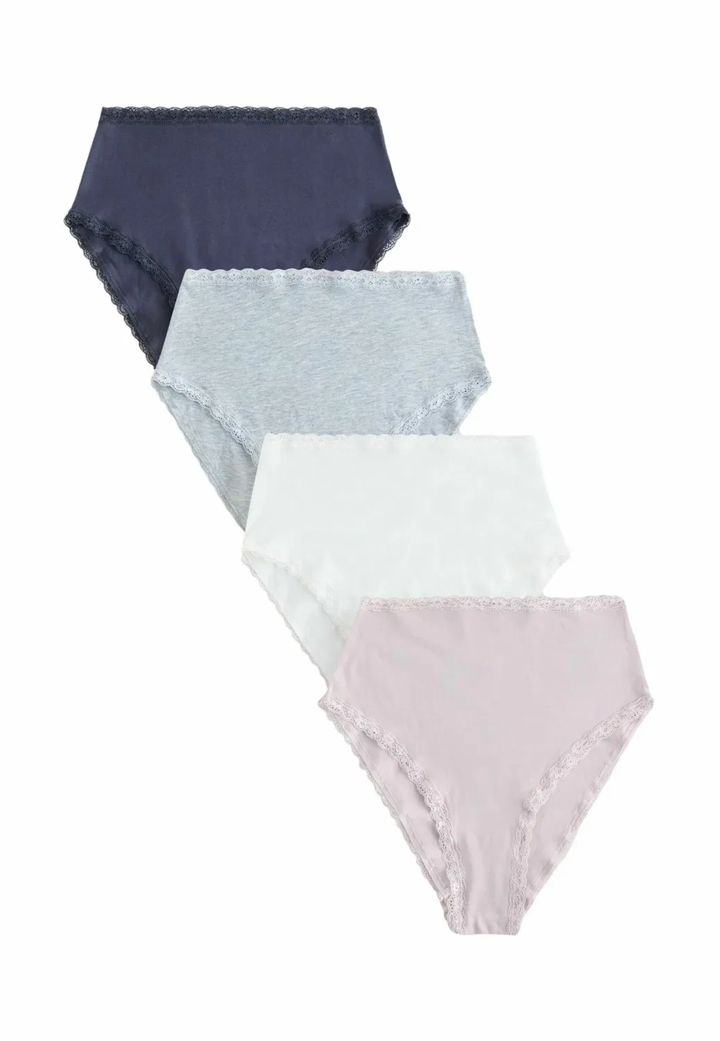 4 труса в упаковке Next, Grey Pink Cream