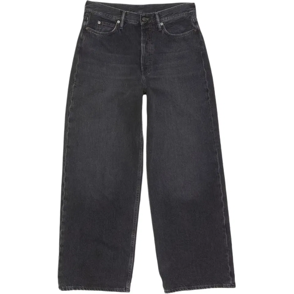Детские джинсы прямого кроя Acne Studios, Black