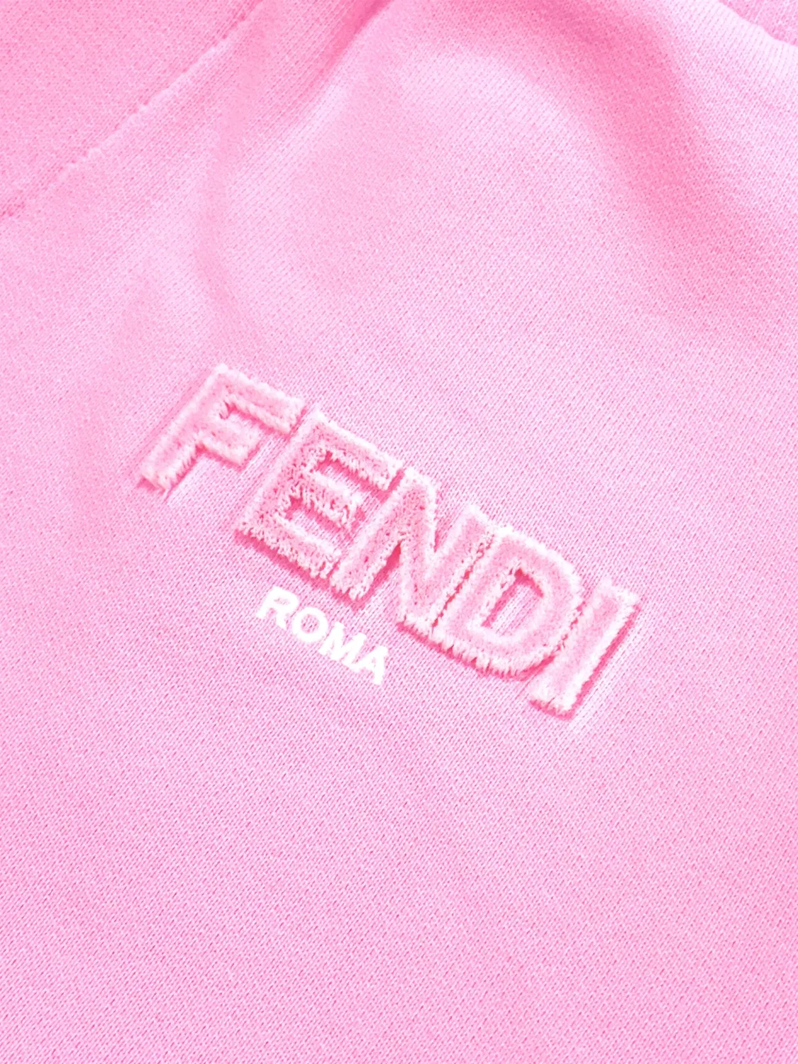Штаны с логотипом FENDI, розовый — фото 4