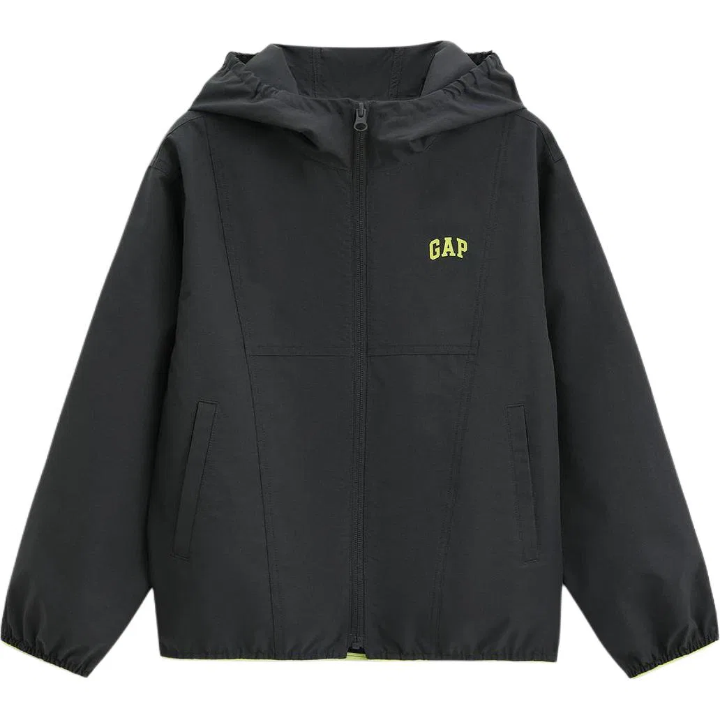 Детская куртка хлопковая GAP, Gentle Black — фото 3