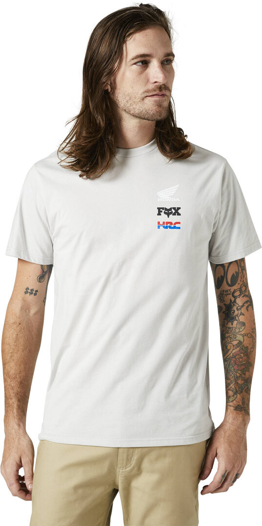 

Футболка FOX Honda Wing SS Premium, светло-серый
