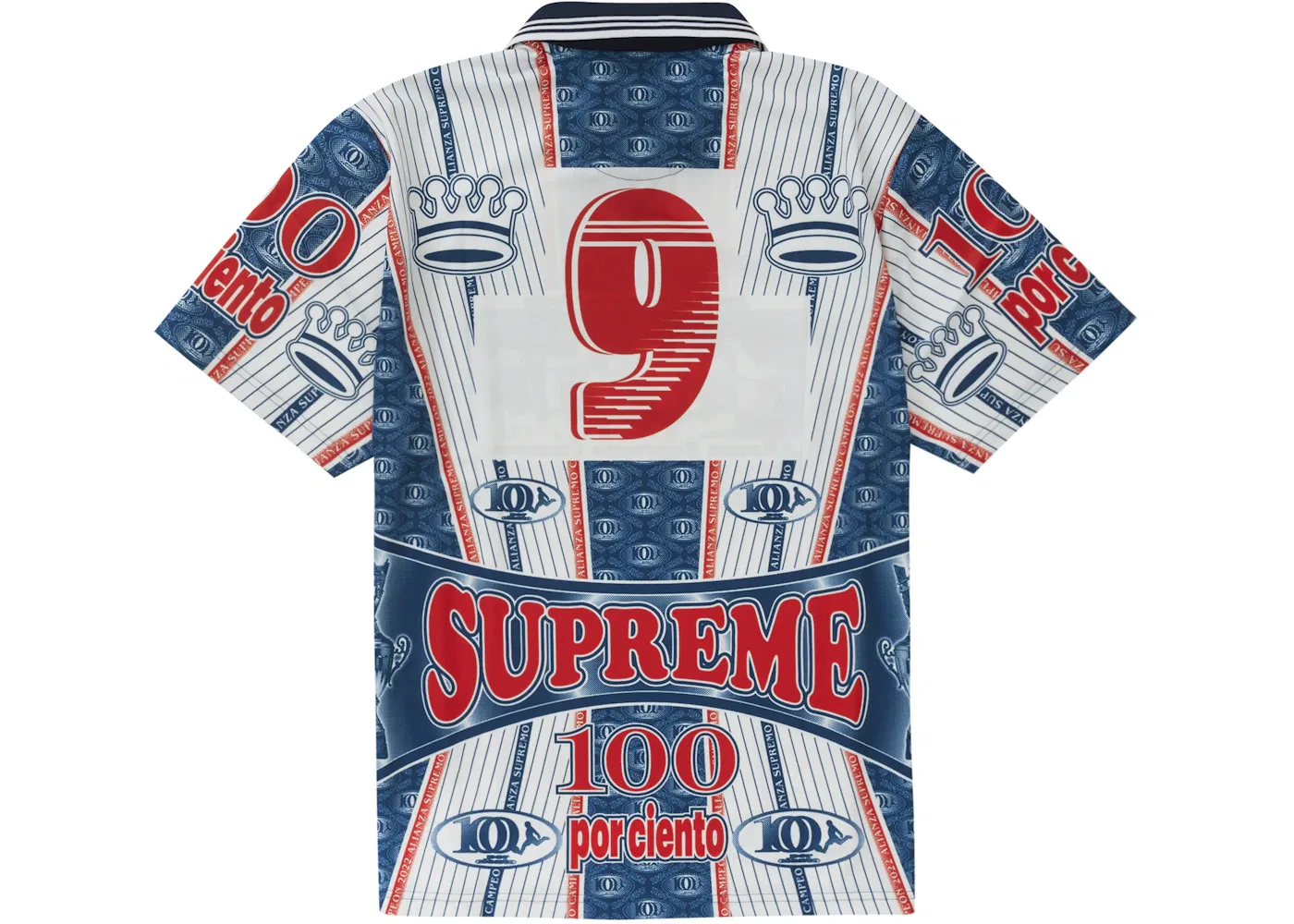 Мужская футболка Supreme Jersey, Navy — фото 2