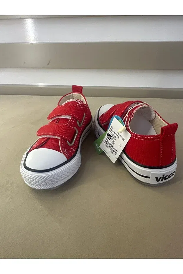 Детские туфли для девочек с подсветкой Vicco, Red — фото 4
