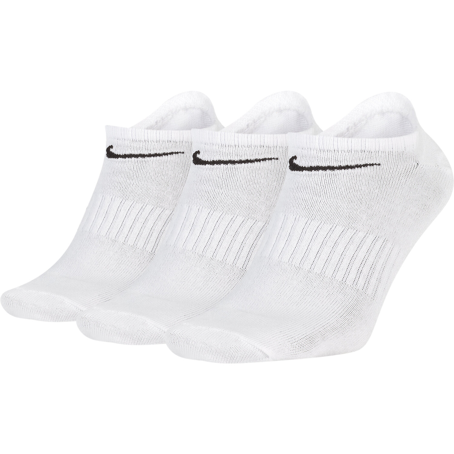 Носки укороченные Nike Everyday Lightweight 3 Pack, бело-черный