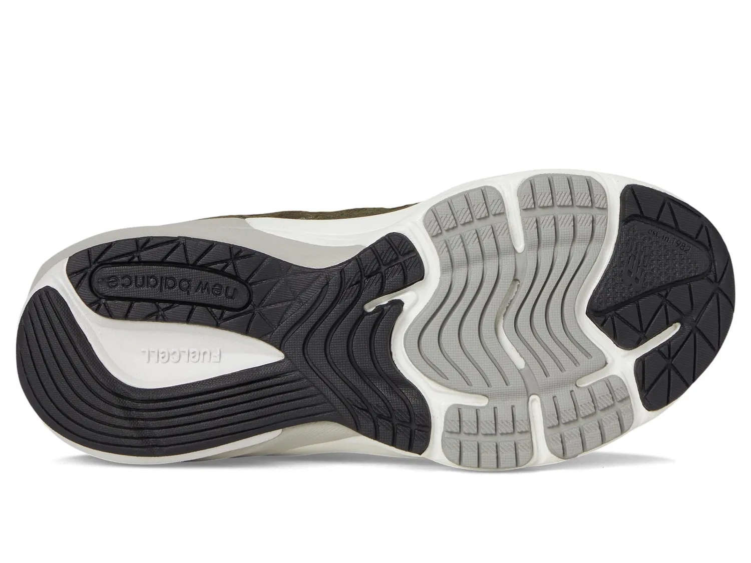Детские кроссовки для мальчиков с амортизацией Fuelcell 990 V6 Lace-up New Balance, Olive Grey — фото 3