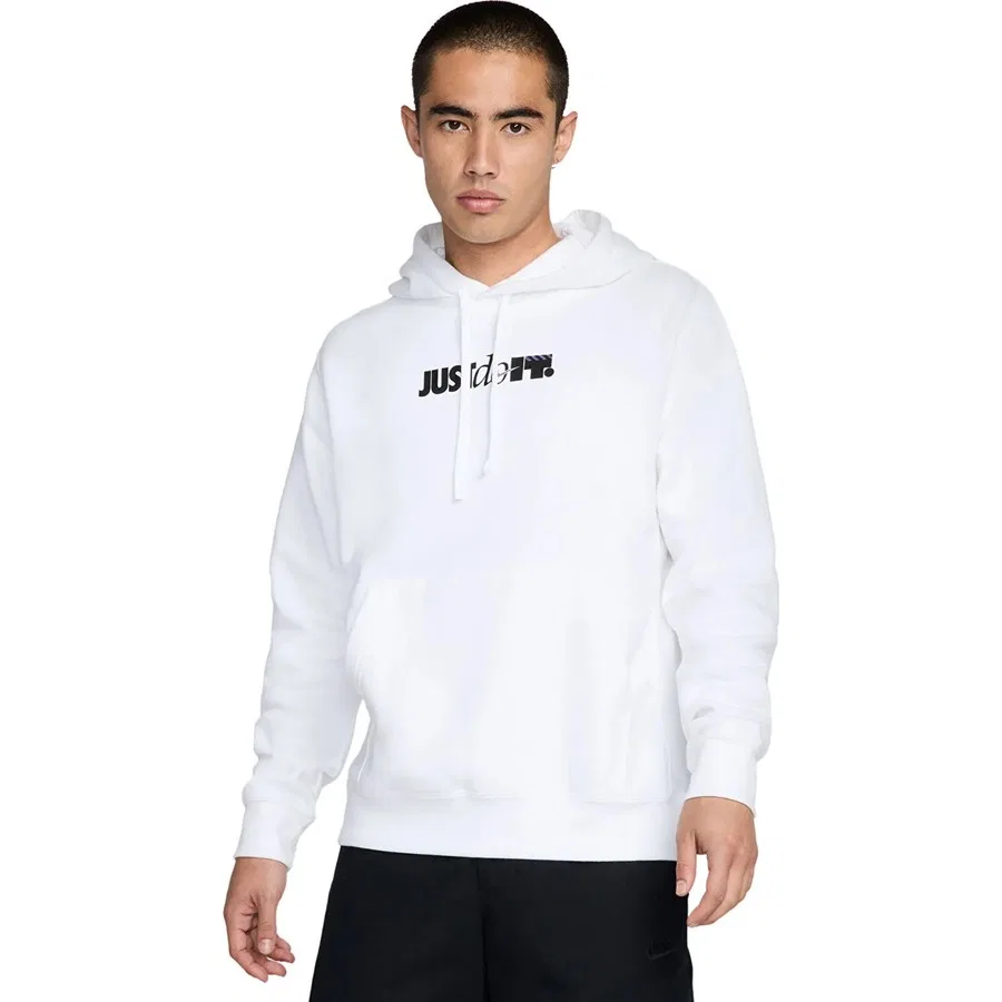 Свитшот мужской с капюшоном U NSW CLUB HDY PO BB GN Nike, Белый