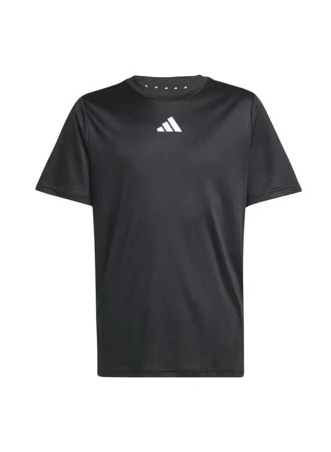 Комплект футболок с длинным рукавом Train Essentials 3-Stripes Adidas, черный — фото 3