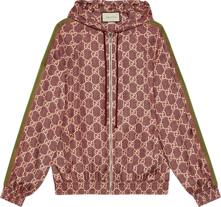 

Куртка Gucci Logo Silk Jacket Sweet Berries/Rose, красный