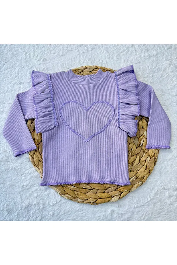 Детский комплект для девочек с оборками Akif Giyim, Lilac — фото 4