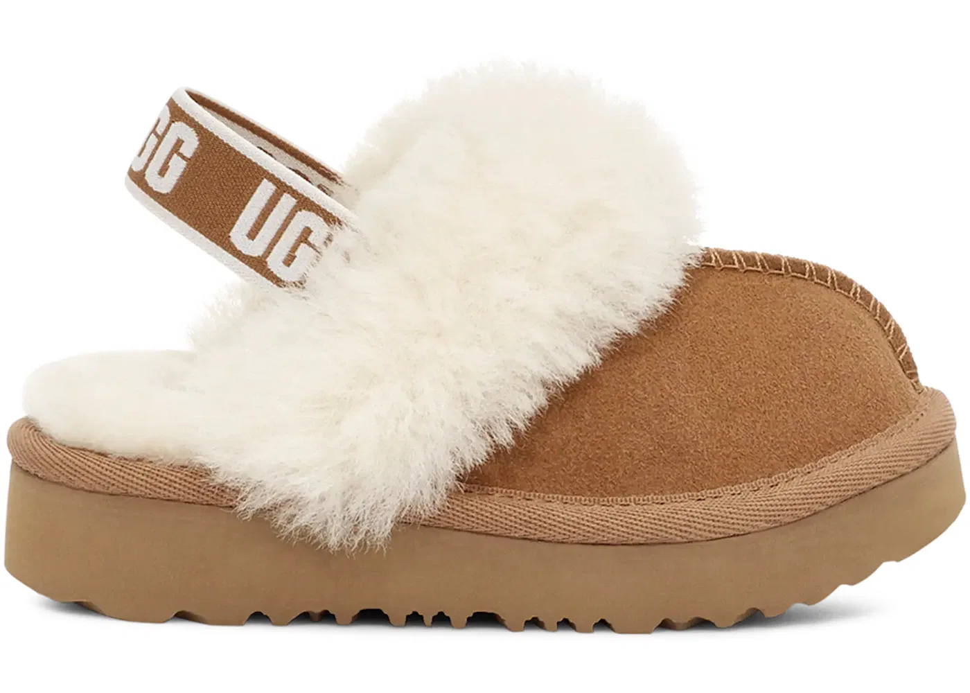 Детские тапочки UGG Funkette Slipper UGG, Chestnut