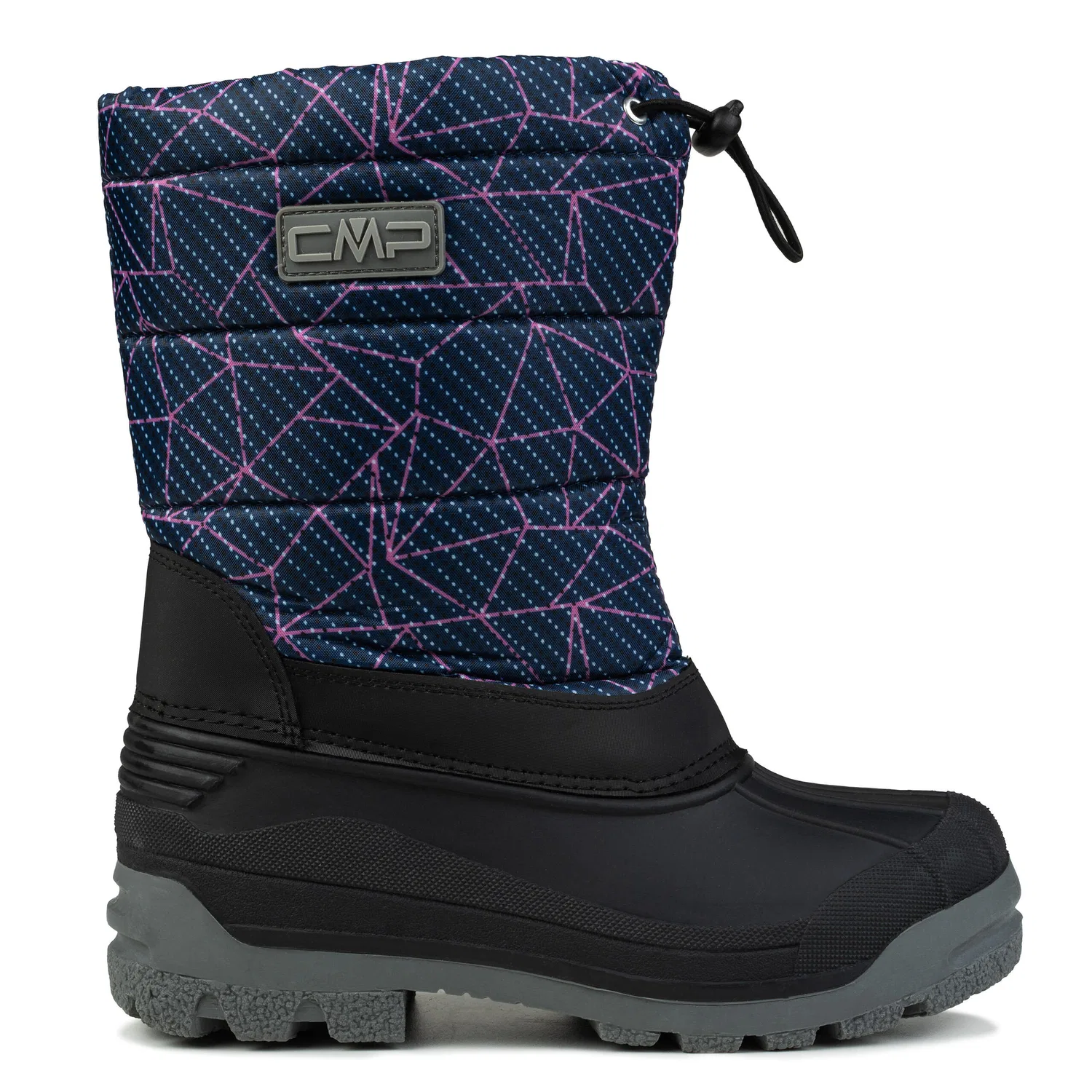Детские зимние снежные ботинки Sneewy Snowboots Cmp, Darkblau / Konigliches Lila / Grau