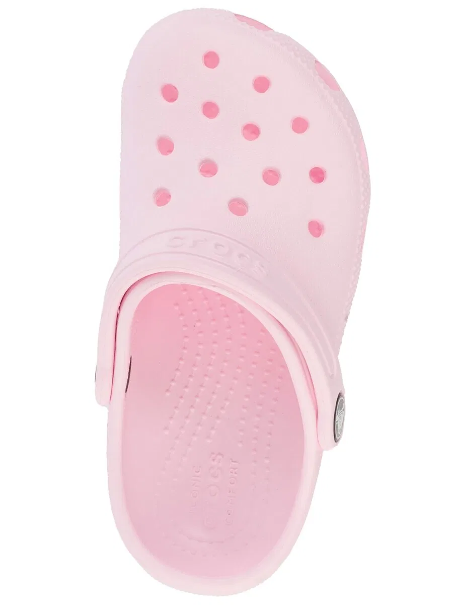 Сандалии Crocs 'Crocs Classic Clog Kids' розового цвета — фото 4