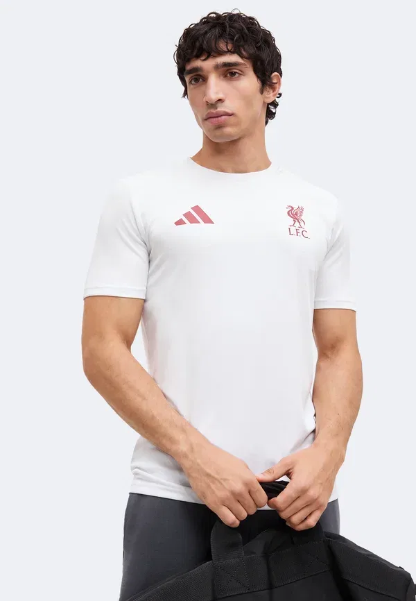 Футболка с ДНК футбольного клуба «Ливерпуль» Adidas Performance, белый — фото 4