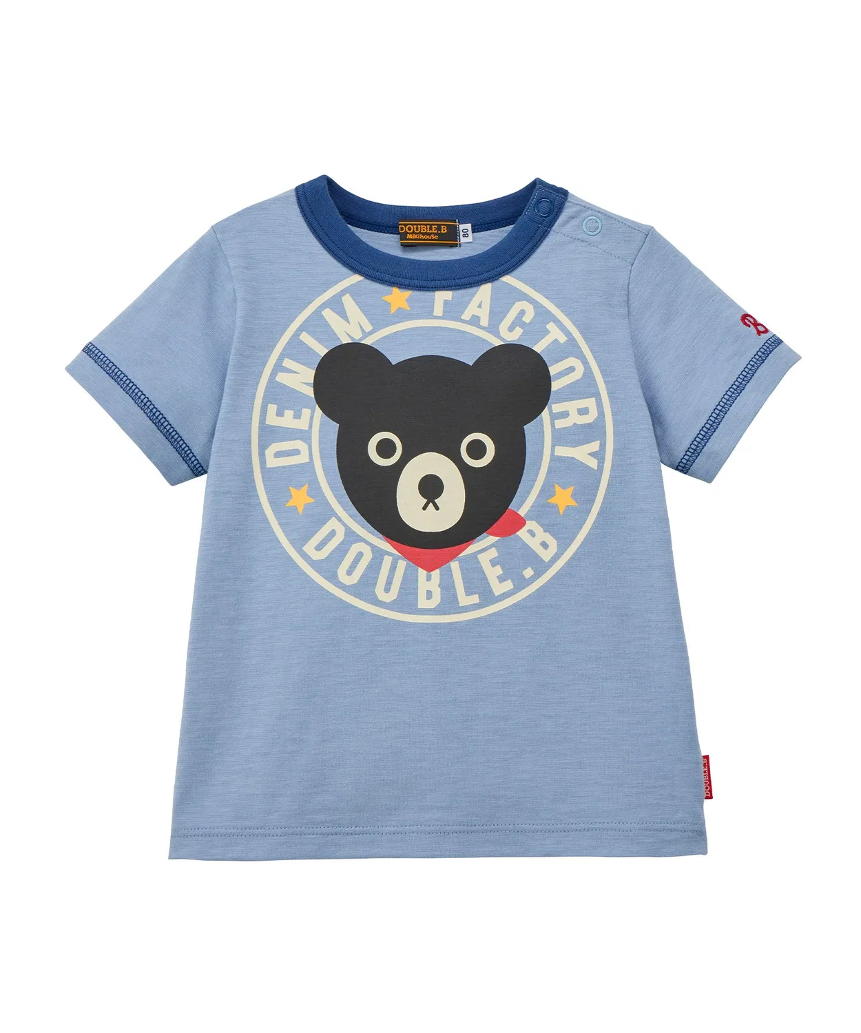 Детская футболка с принтом Big Bear DOUBLE_B, Blue