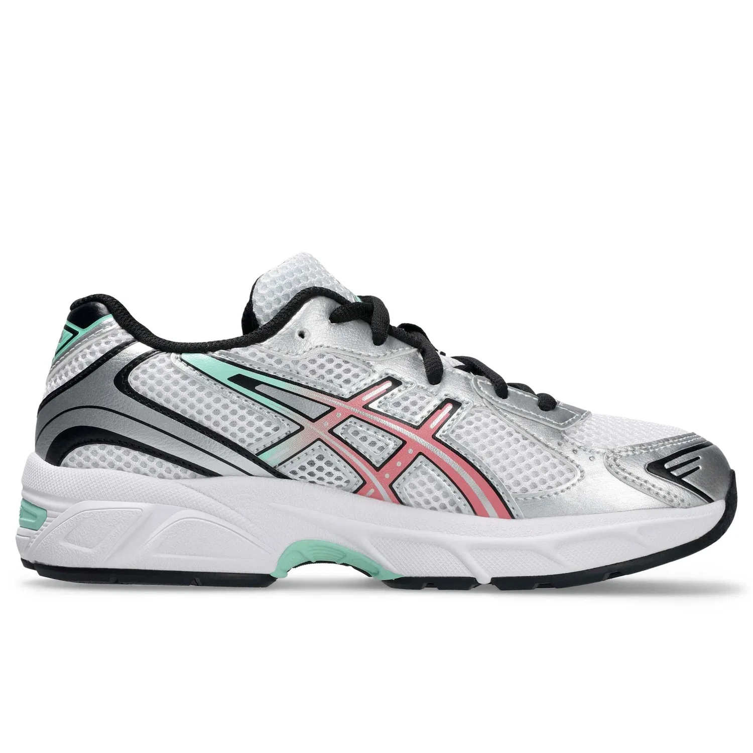 Детские кроссовки с ретро-дизайном Asics Gel-1130 Gs, White — фото 3