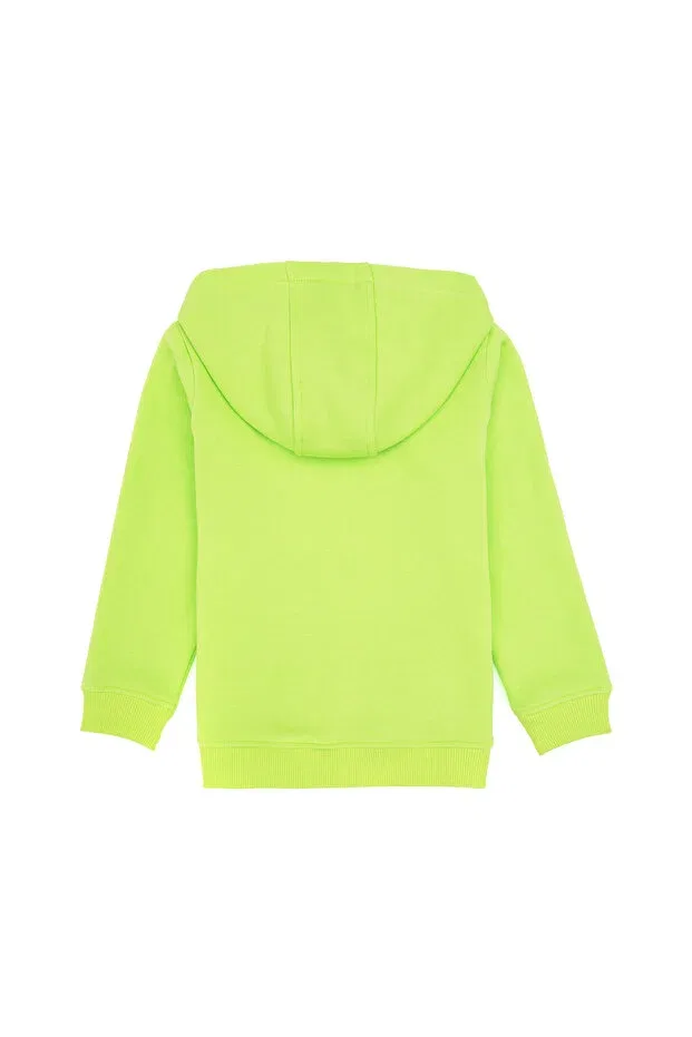 Детское худи для мальчиков с капюшоном U.S. Polo Assn., Apple Green — фото 4