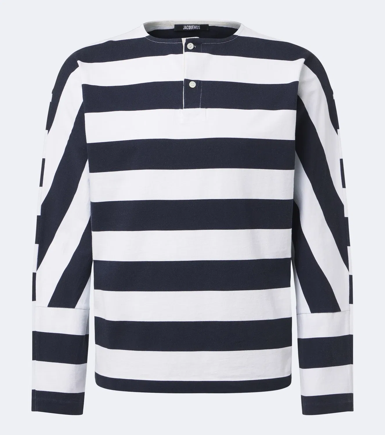 Свитер с полосатым принтом Jacquemus, синий