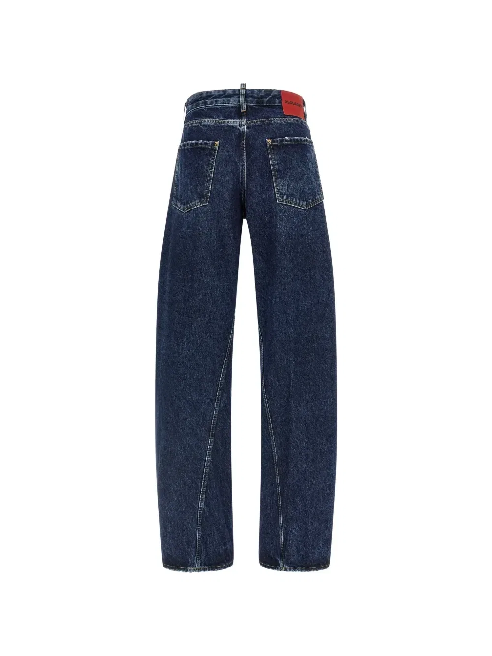 Свободные джинсы с перекрученными швами Loose Twst DSQUARED2, синий — фото 2