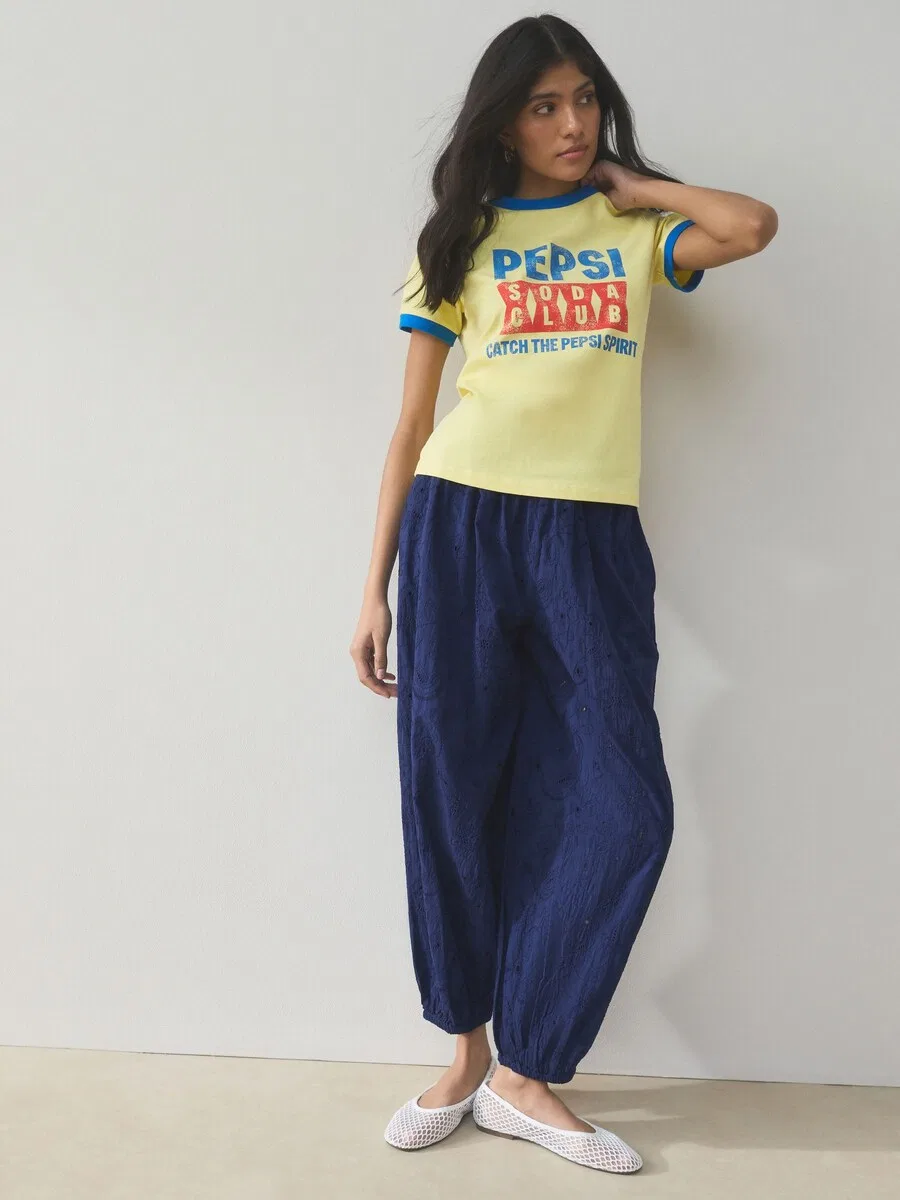 Брюки Next Barrel Pants темно-синего цвета — фото 4