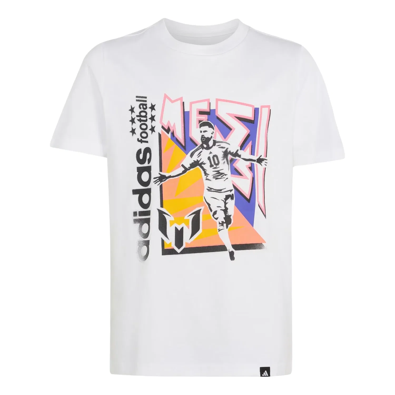 Мужская футболка с принтом Adidas x Messi Fun Graphic T-Shirt, белый