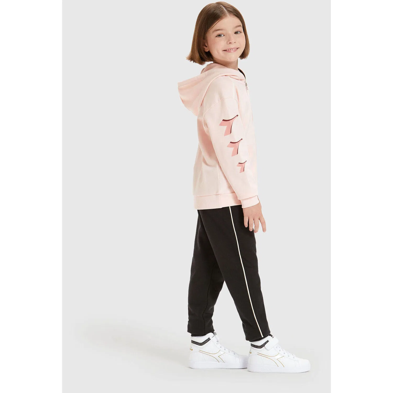 Детский спортивный костюм Diadora Hd Fz Cubic, Rosa — фото 4