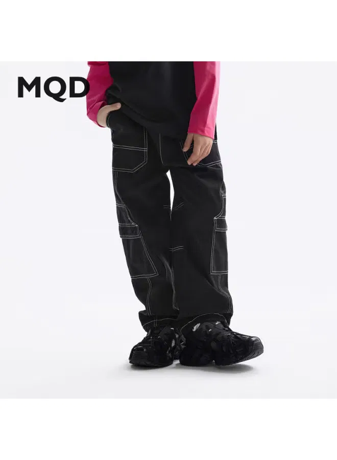 Штаны с множеством карманов для мальчиков Mqd, черный