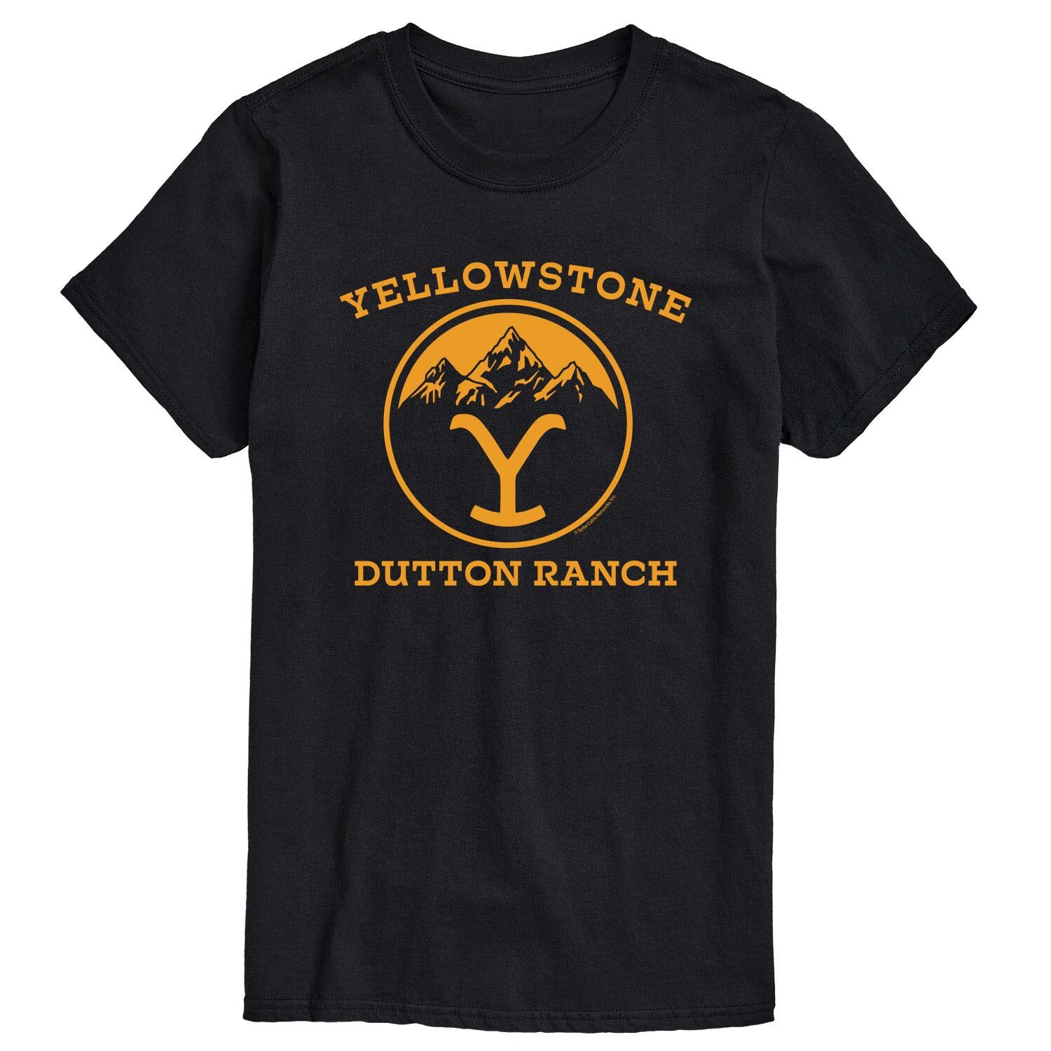 

Футболка Big & Tall Yellowstone Dutton Ranch Licensed Character, черный