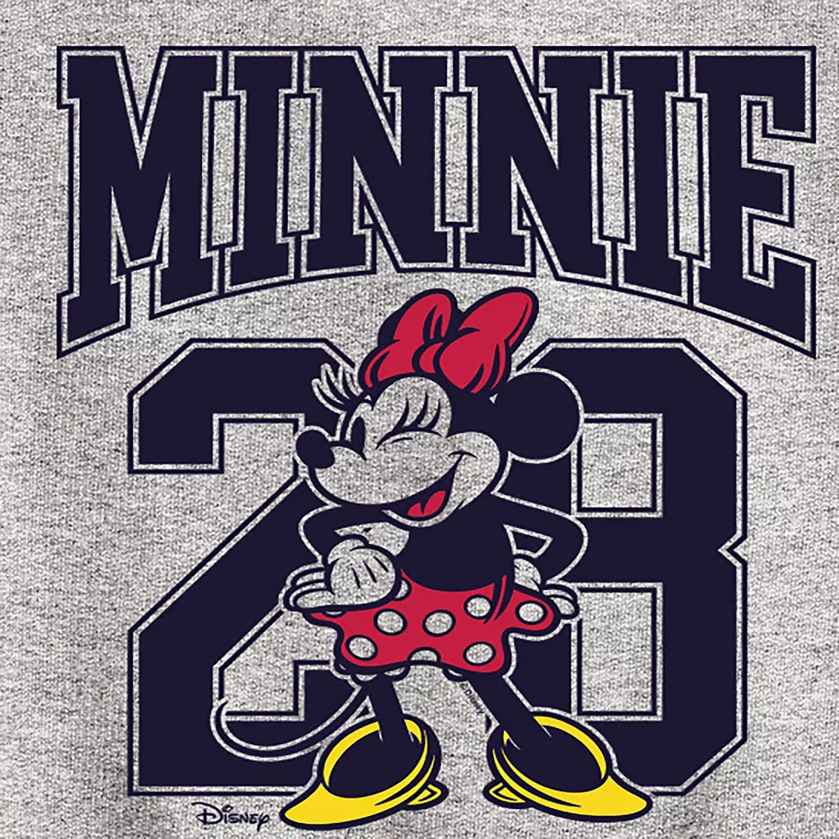 Детский свитшот с принтом Minnie Mouse Graphic, Disney, Athletic Heather — фото 2