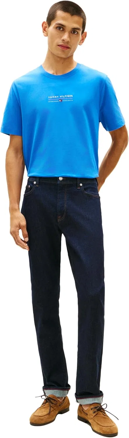 Мужская футболка с графическим принтом Tommy Hilfiger, Blue — фото 4