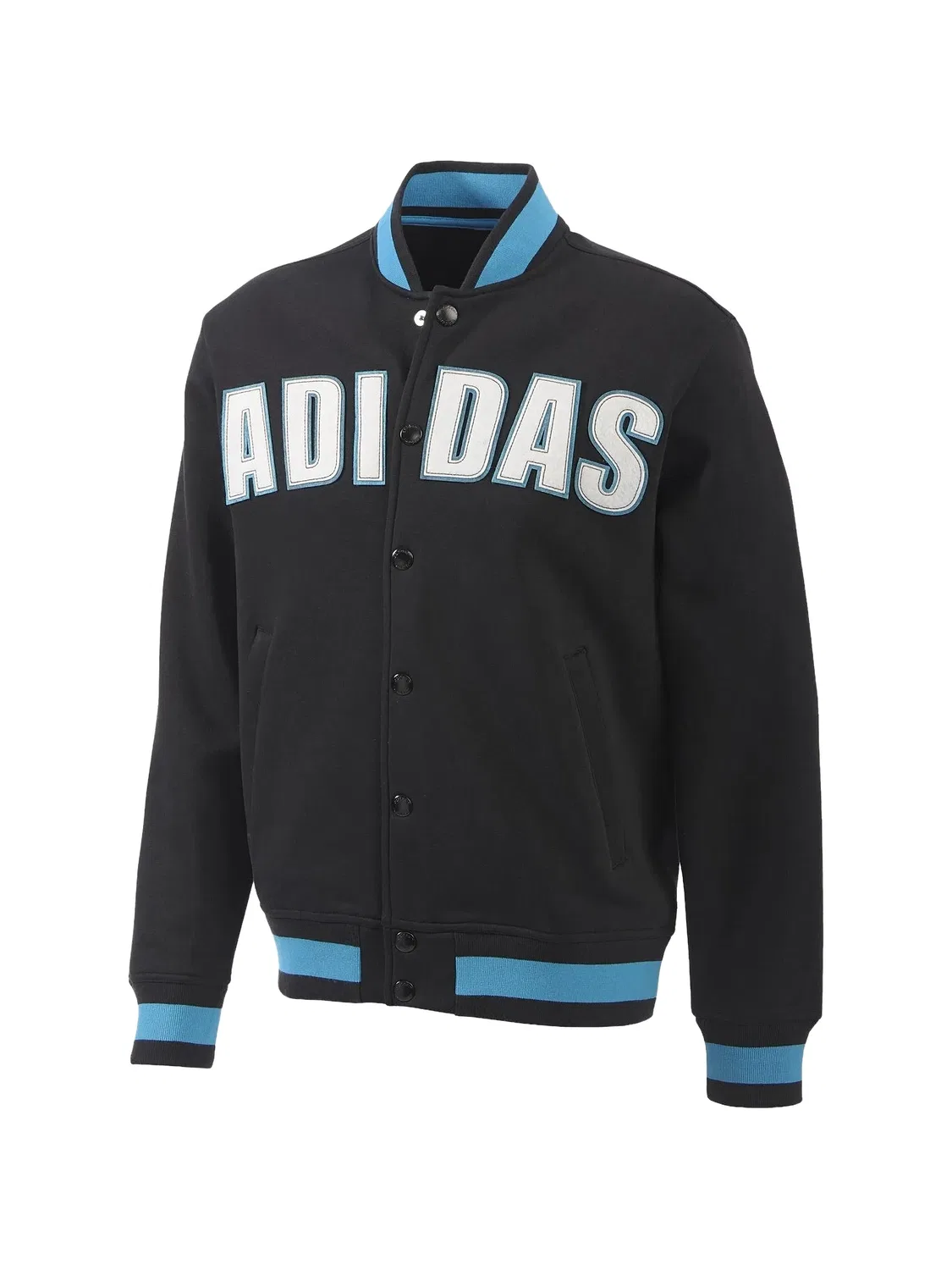 Флисовый бомбер Adidas, черный