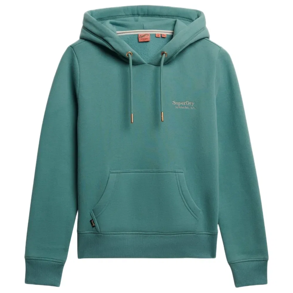 Худи с логотипом Essential Superdry, зеленый