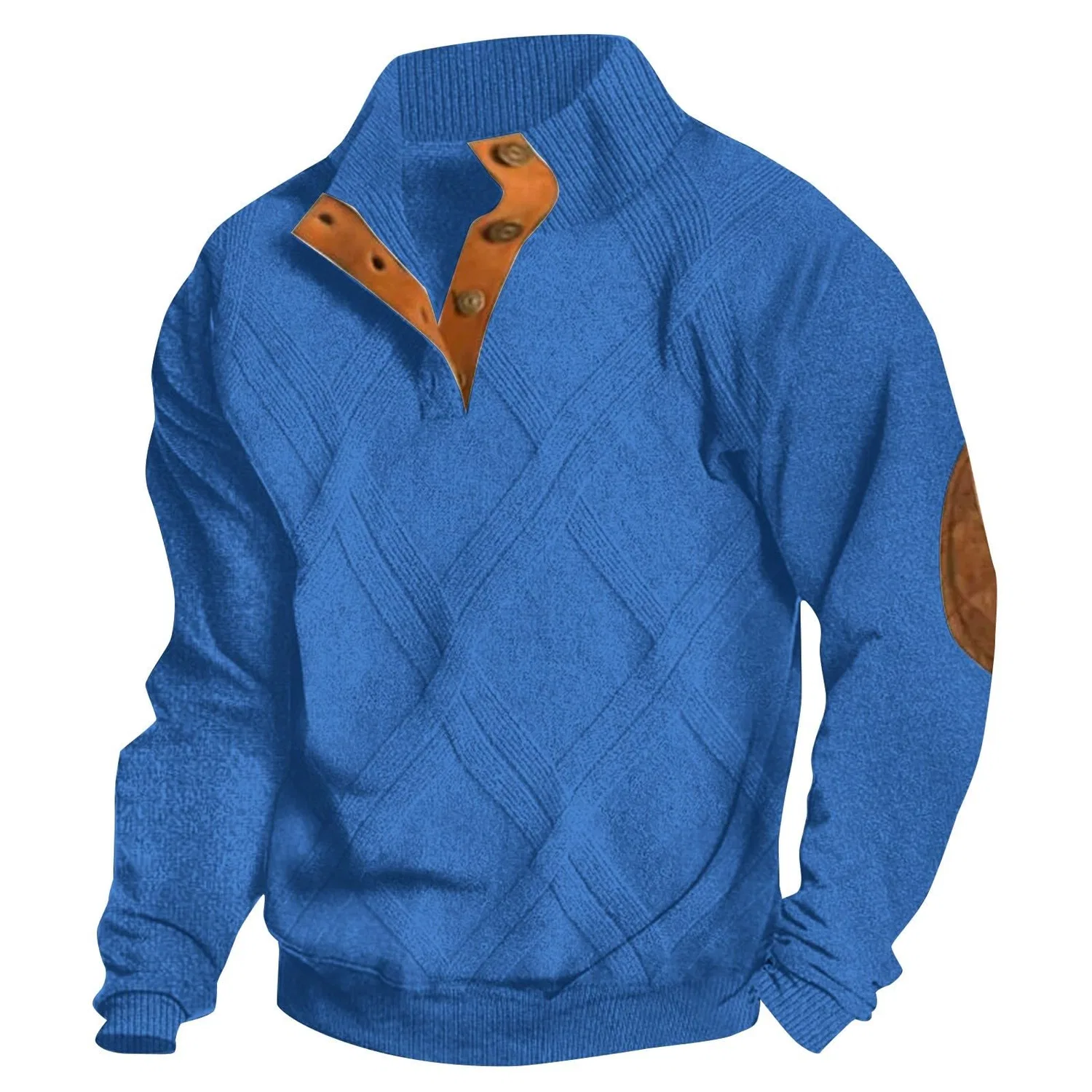 Мужской худи с капюшоном с принтом Retro Everyday, 2-blue
