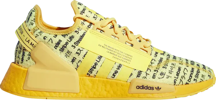 

Кроссовки Adidas NMD_R1 V2 'All Over Print', желтый