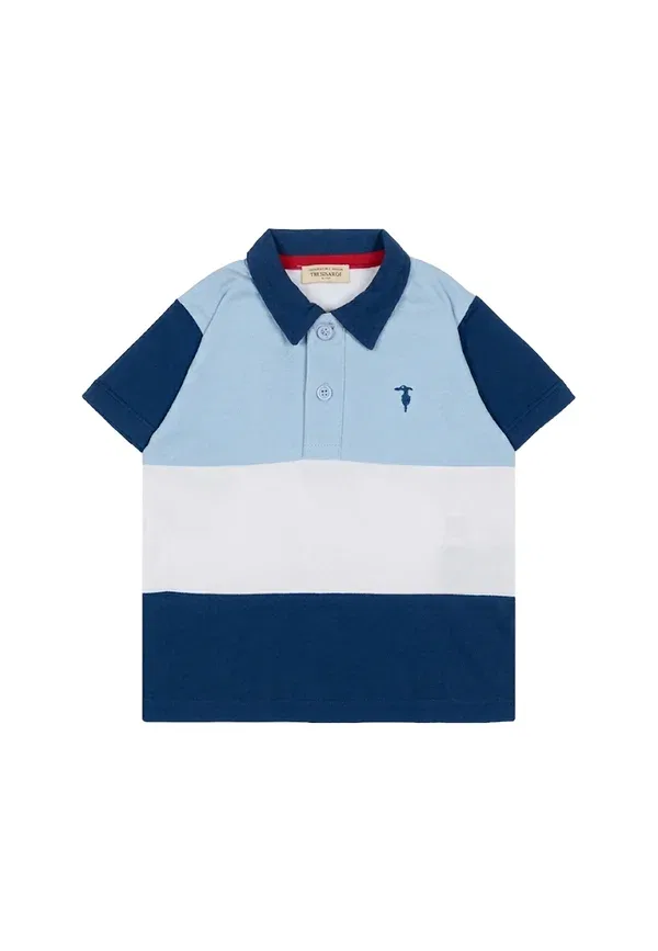 Футболка поло хлопковая Polo Tru Trussardi Junior, мультиколор