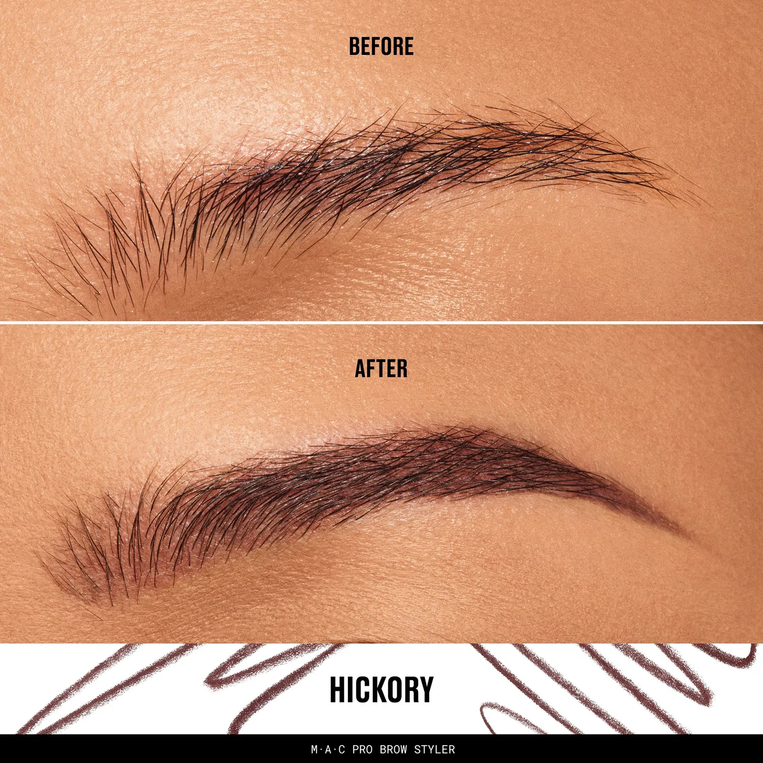 Карандаш для бровей Pro Brow Styler MAC, Hickory — фото 3